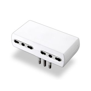 Adattatore Spina 16A 4 Prese 10/16A Bipasso Max:1500W