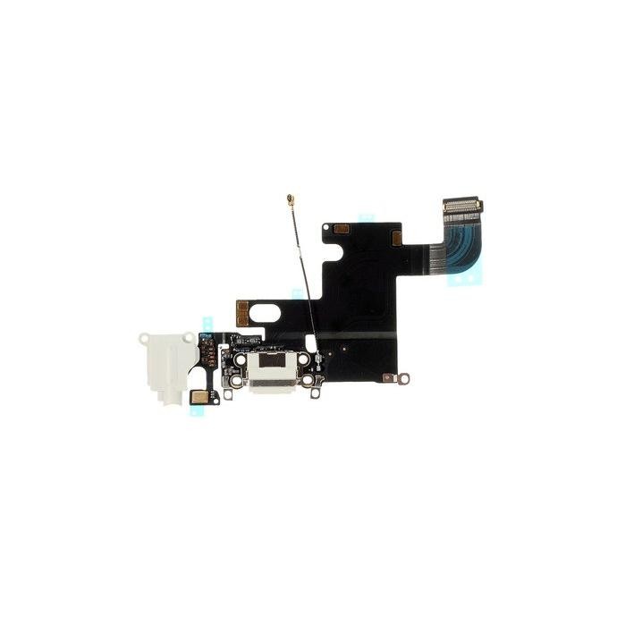 Connettore Carica e jack Audio Mic. per iphone 6 Silver Connettore Carica e jack Audio Mic. per iphone 6 Silver