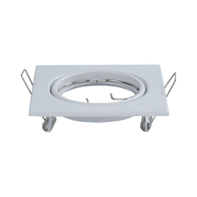 GU10 Square Spotlight Fitting White 2 Pcs/Box 82X82 GU10 Square Spotlight Fitting White 2 Pcs/Box 82X82