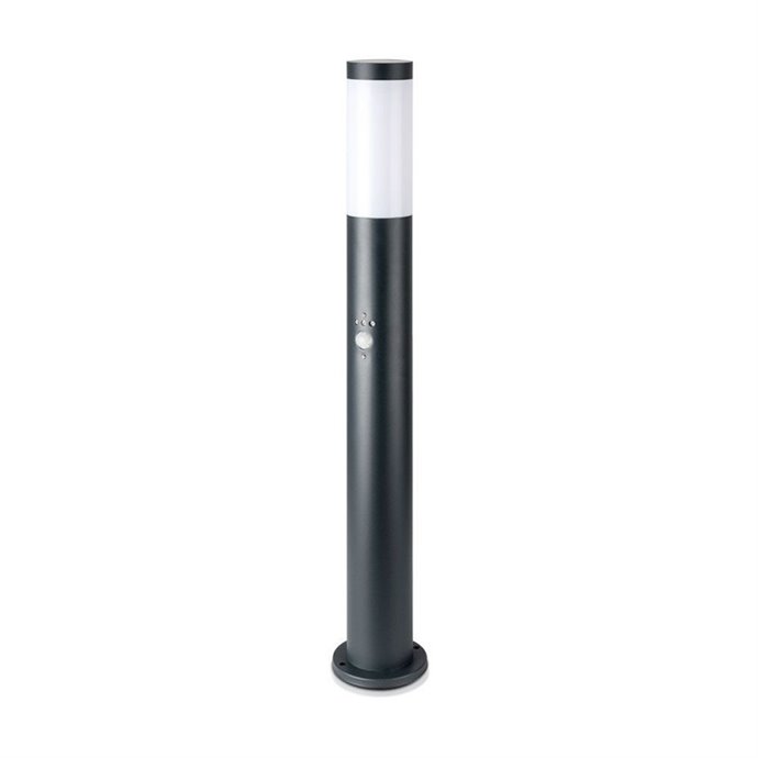 E27 Bollard Lamp 80cm with PIR Sensor Stainless Steel Grey IP44 E27 Bollard Lamp 80cm with PIR Sensor Stainless Steel Grey IP44