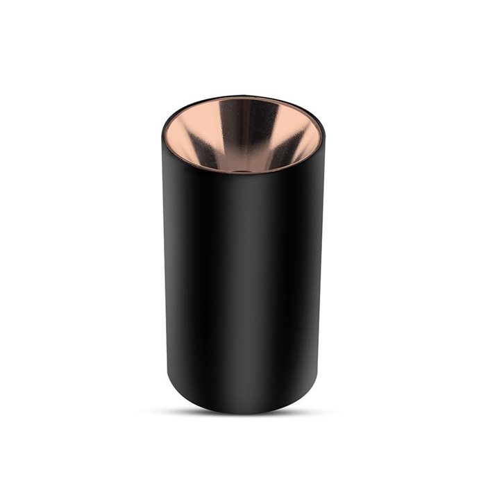 GU10 Fitting Round Black + Rose Gold GU10 Fitting Round Black + Rose Gold