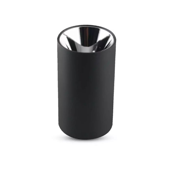 GU10 Fitting Round Black + Chrome GU10 Fitting Round Black + Chrome