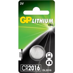 Batteria al Litio a Bottone 3V CR2016 (Blister 1 Pezzo)