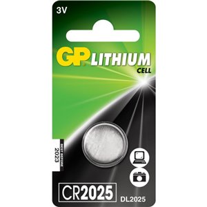 Batteria al Litio a Bottone 3V CR2025 (Blister 1 Pezzo)