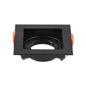 GU10 Fitting Square Black