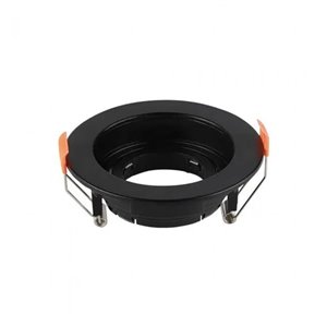 GU10 Fitting Round Black