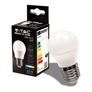 LED Bulb 3.7W E27 G45 3000K