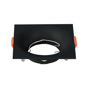 GU10 Fitting Square Black