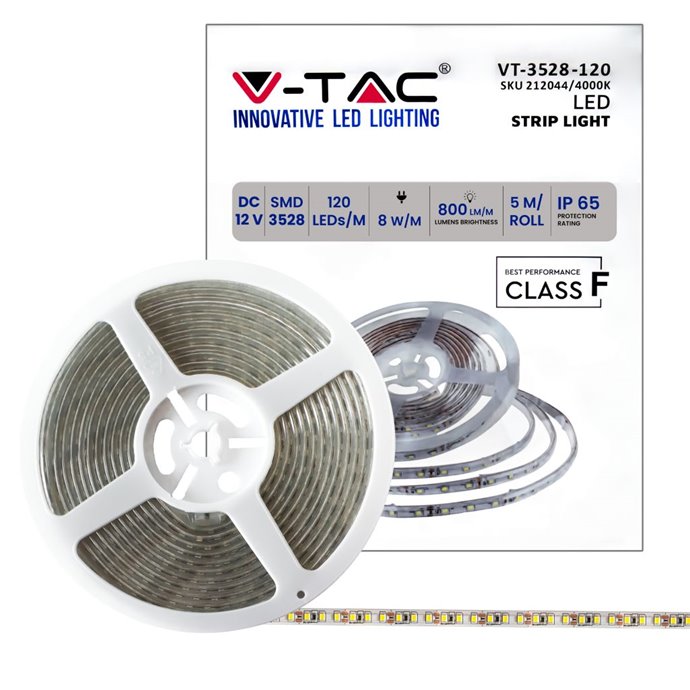 LED Strip SMD3528 120 LEDs 4000K IP65 LED Strip SMD3528 120 LEDs 4000K IP65