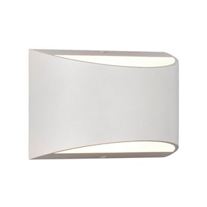 9W LED Wall Lamp with Bridgelux Chip White Body 4000K IP54
