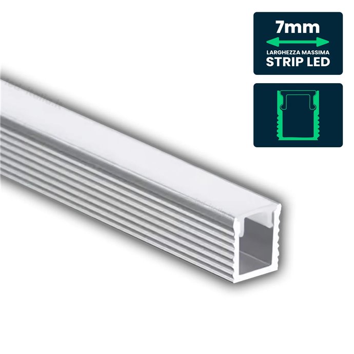 LED Strip Mounting Kit with Diffuser Surface 2000*7.8*9mm LED Strip Mounting Kit with Diffuser Surface 2000*7.8*9mm