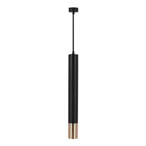 1*GU10 Hanging Pendant Black + Gold D:60*500mm
