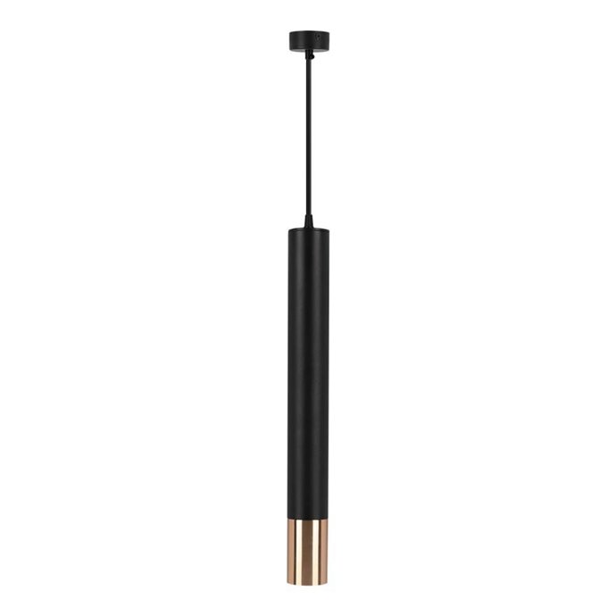 1*GU10 Hanging Pendant Black + Gold D:60*500mm 1*GU10 Hanging Pendant Black + Gold D:60*500mm