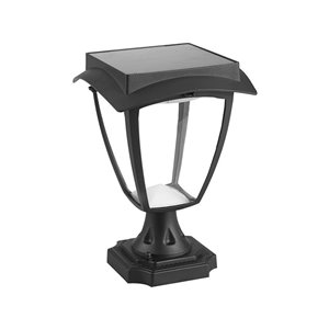 2W LED Solar Stand Lamp Black Body 3000K+6000K