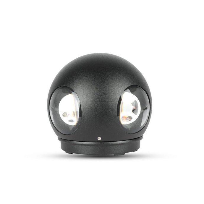 4W LED Wall Light Black Body Round 3000K IP65 4W LED Wall Light Black Body Round 3000K IP65