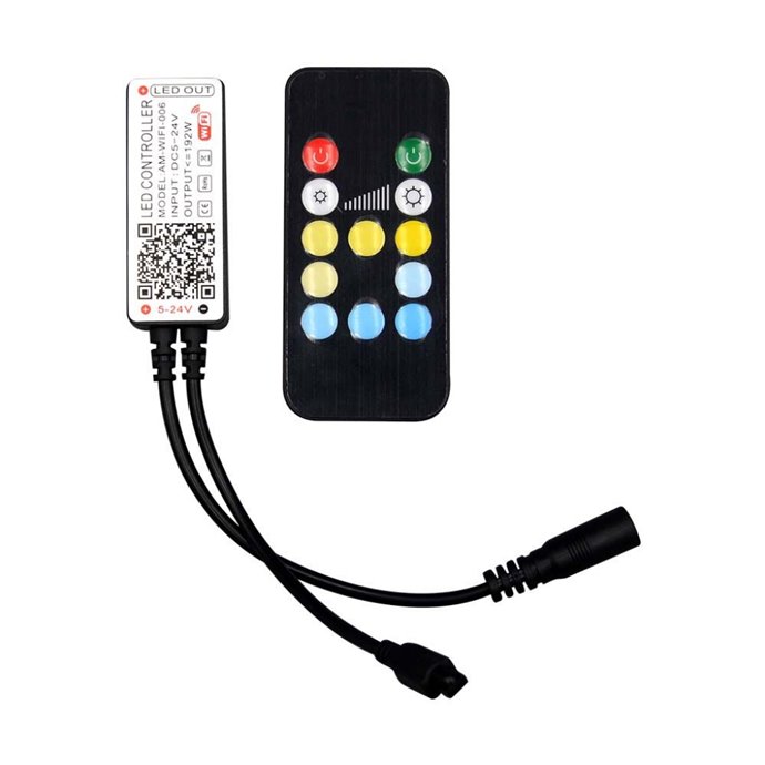 WiFi ControLED with Remote Control 3In1+RGB 24 Buttons WiFi ControLED with Remote Control 3In1+RGB 24 Buttons