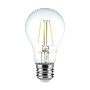 8W A60 LED Filament Bulb 3000K E27 Dimmable
