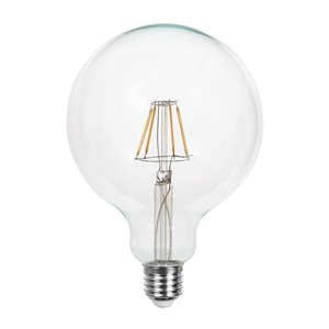 12.5W G125 LED Filament Bulb Clear Cover with 3000K E27
