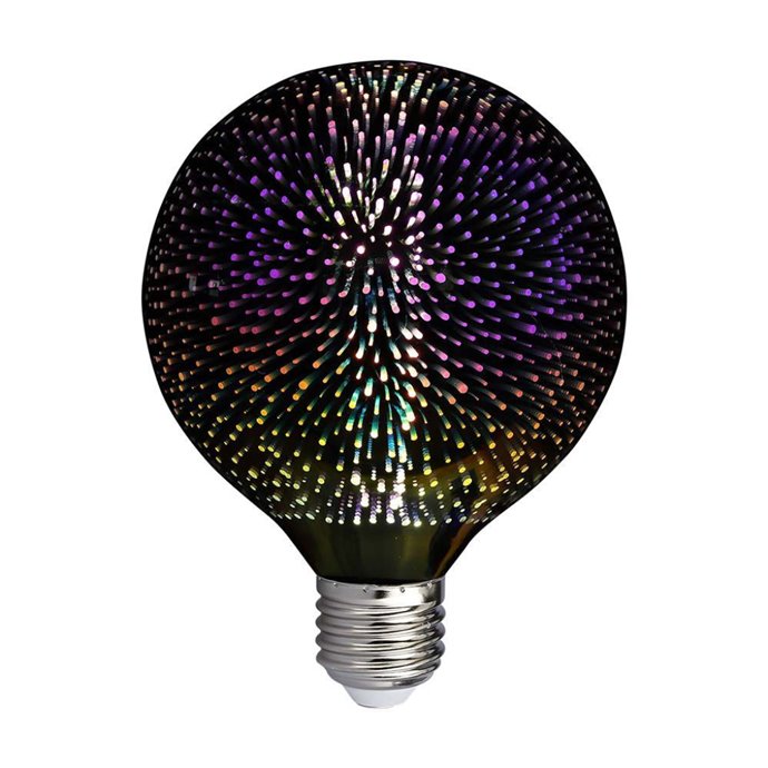 4W G125 LED 3D Filament Bulb 3000K E27 4W G125 LED 3D Filament Bulb 3000K E27