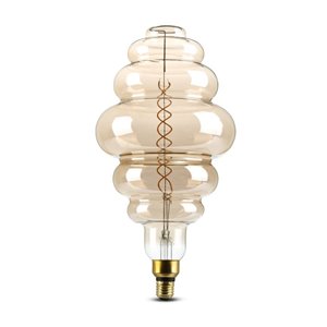 8W S200 LED Smoky /Double Filament Bulb 1800K E27 Dimmable
