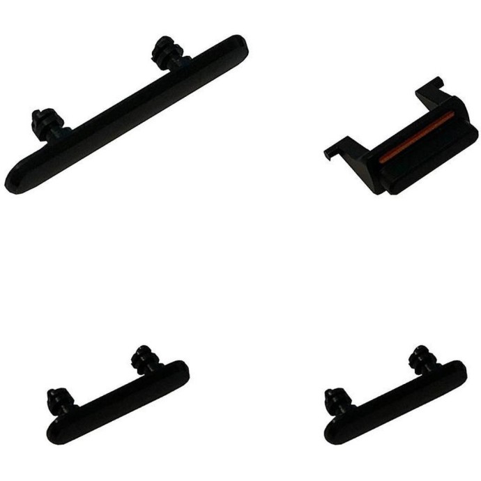 Set Pulsanti Volume+Mute+Power On/Off per iPhone XR Neri Set Pulsanti Volume+Mute+Power On/Off per iPhone XR Neri