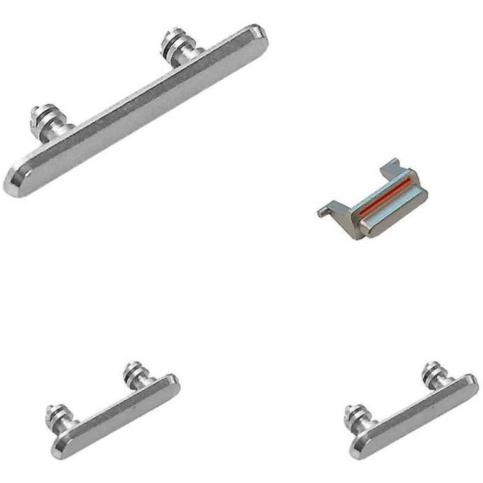Set Pulsanti Volume+Mute+Power On/Off per iPhone XR Bianchi Set Pulsanti Volume+Mute+Power On/Off per iPhone XR Bianchi