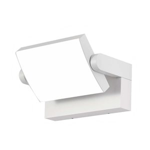 17W LED Wall Light 3000K White Body IP65