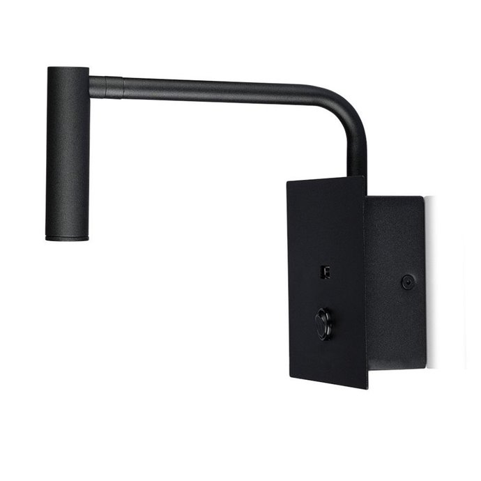3W LED Hotel Side Light(Wall Lamp)with Switch&USB Port 3000K Black 3W LED Hotel Side Light(Wall Lamp)with Switch&USB Port 3000K Black