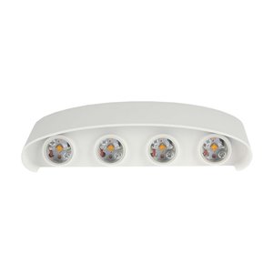 7W LED Wall Light Sand White IP65 3000K