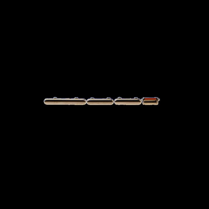 Pulsanti Volume+Mute+Power On/Off per iPhone XS Gold Pulsanti Volume+Mute+Power On/Off per iPhone XS Gold