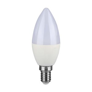 LED Bulb 2.9W E14 Plastic Candle 4000K
