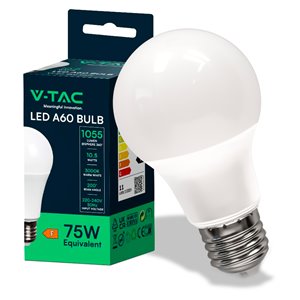 LED Bulb 10.5W E27 A60 Thermoplastic 3000K