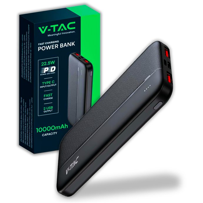 10000mAh Fast Charger Power Bank Black 10000mAh Fast Charger Power Bank Black
