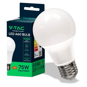 LED Bulb 10.5W E27 A60 Thermoplastic 4000K