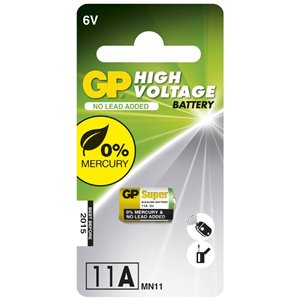 Batteria Super Alcalina Specialistica 6V 11A / MN11 (Blister 1 Pezzo)