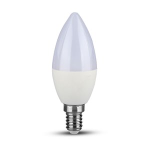 LED Bulb Samsung Chip 5.5W E14 Plastic Dimmable Candle 4000K