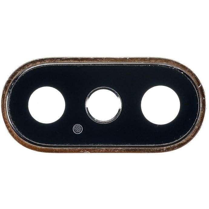 Cornice fotocamera posteriore e lente iPhone XS MAX Gold Cornice fotocamera posteriore e lente iPhone XS MAX Gold