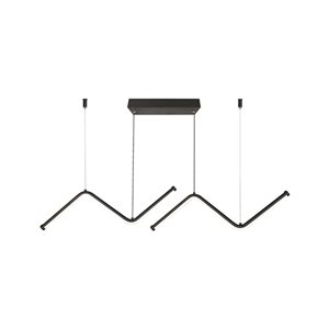 12W LED Designer Hanging Light Black 4000K