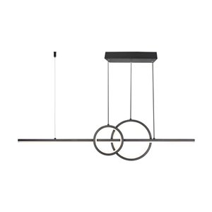15W LED Designer Hanging Light 3In1 Black