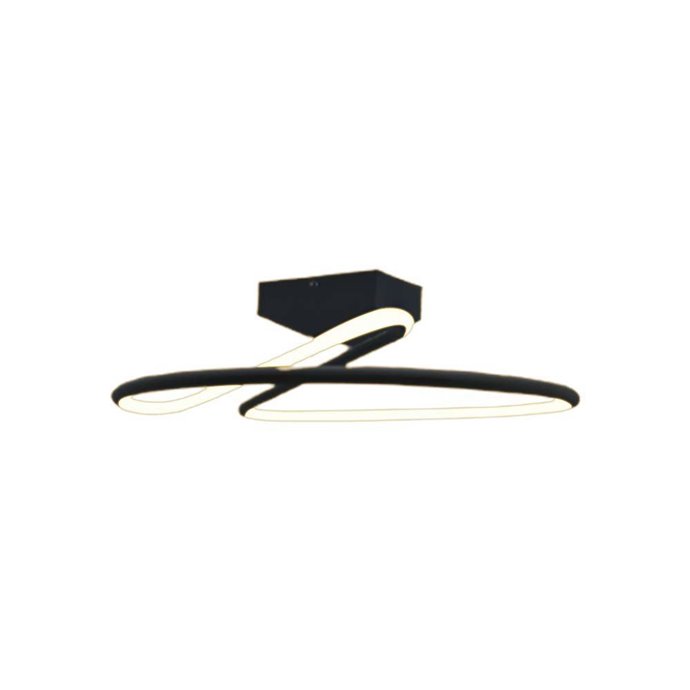 20W LED Designer Light Round Black 4000K