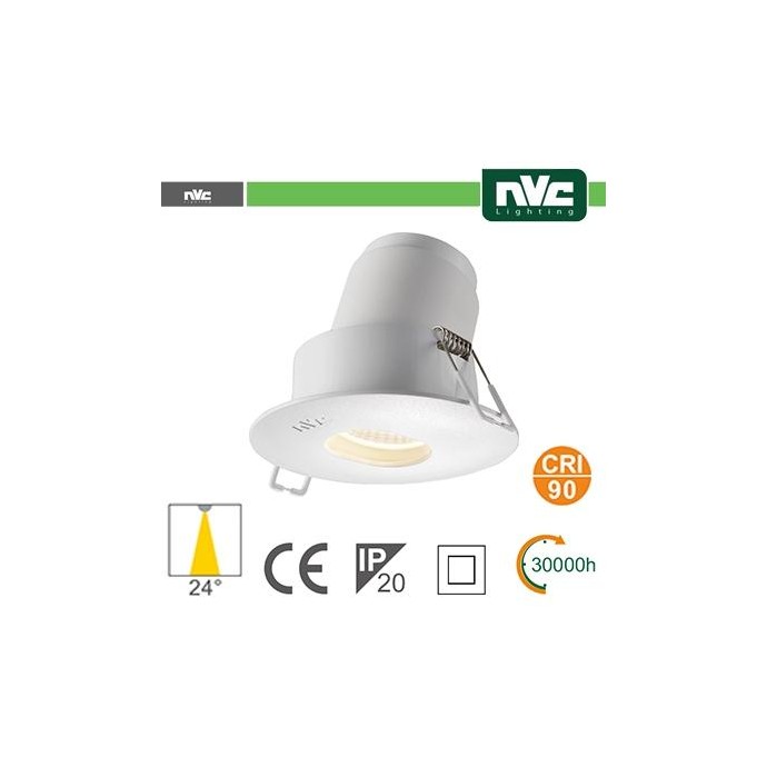 Faro direzionabile LED IP20 9W 4000K 700LM 24º FORO:95mm Faro direzionabile LED IP20 9W 4000K 700LM 24º FORO:95mm