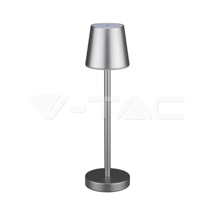 3W LED Table Lamp Rechargeable Touch Dimmable Grey Body 4000K 3W LED Table Lamp Rechargeable Touch Dimmable Grey Body 4000K