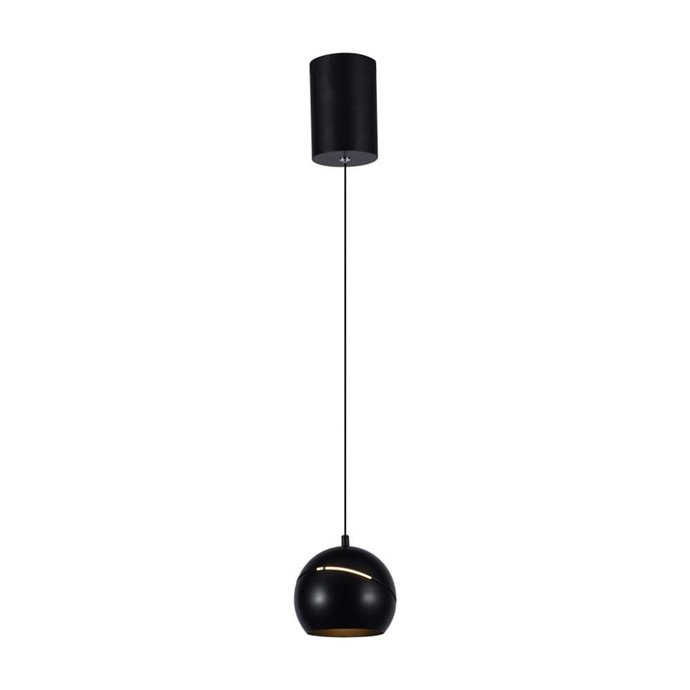 8.5W LED Hanging Lamp Œ¶180 Black Body 3000K