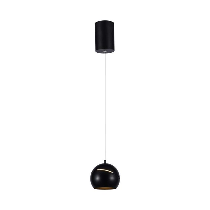 8.5W LED Hanging Lamp Œ¶180 Adjustable Wire Touch On/Of Black Body 3000K