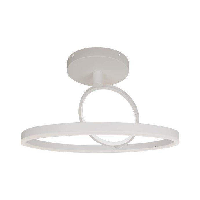 37W LED Designer Ceiling Light White 500*200MM Double Round 4000K 37W LED Designer Ceiling Light White 500*200MM Double Round 4000K