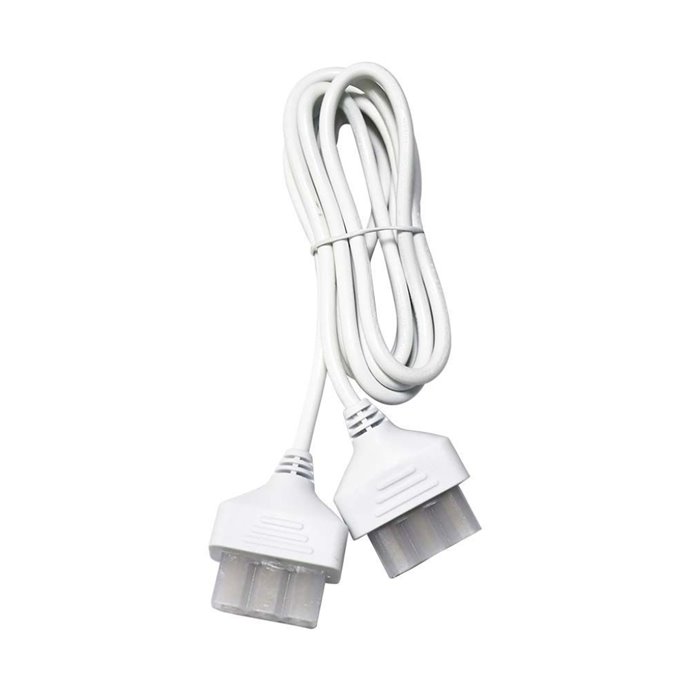 Power Cable With 2 Plugs White 2M 3*0.75MM√Ç¬≤
