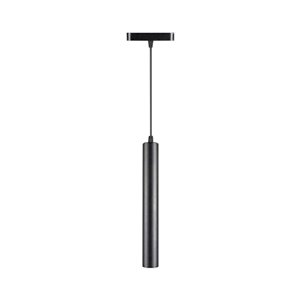 15W LED Magnetic Track Light Pendant 6400K Black Body