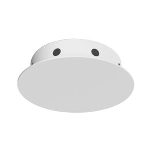 Magnetism Canopy D150*H35mm With 8 Holes On Side - Matt White