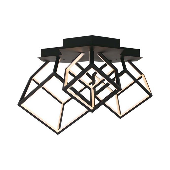 46W LED Designer Ceiling Light ( L64*W35.9*H41CM) 3000K Black Body 46W LED Designer Ceiling Light ( L64*W35.9*H41CM) 3000K Black Body