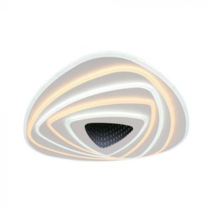 120W Designer Smart Ceiling Light (51*50*7CM) CCT: 3000K+6000K Dimmable + Remote Control